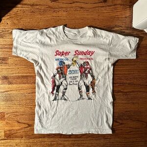 Super Sunday Graphic Tee - White